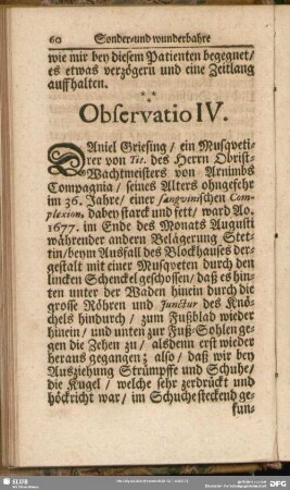 Observatio IV.
