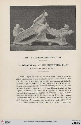 3. Pér. 25.1901: La décoration et les industries d'art, 4 : les arts à l'Exposition Universelle de 1900