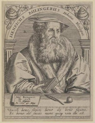 Bildnis des Henricus Bulingerus