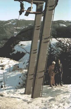 Schauinsland: Hofsgrund Skilift (oben); mit Feldberg
