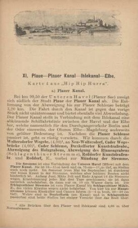 XI. Plaue - Plauer Kanal - Ihlekanal - Elbe