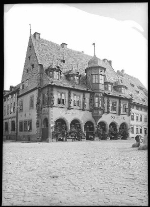 Goslar, Markt. Hotel Kaiserworth, 1494 erbaut als Gildehaus der Gewandschneider