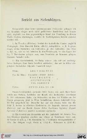 17: Bericht aus Siebenbürgen