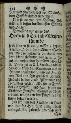 Hoch-und Teutsch-Meisterthumb/[...]