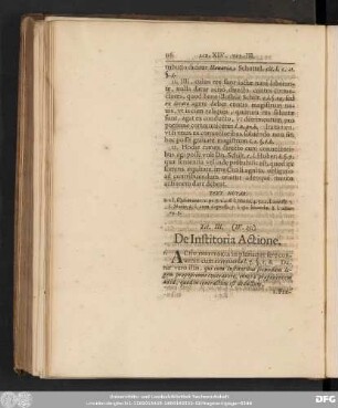 Tit. III. (IV. 25.) De Institoria Actione.
