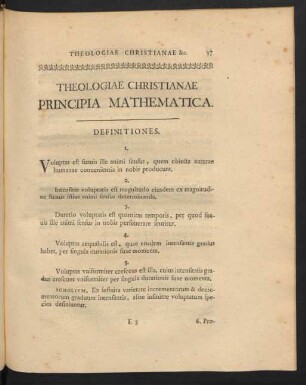 Theologiae Christianae Principia Mathematica