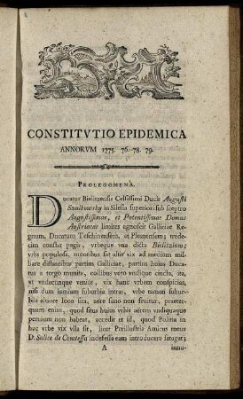 Constitutio Epidemica