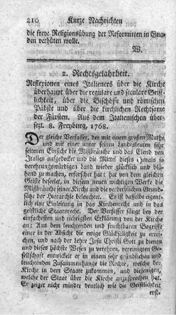 2. Rechtsgelahrheit.