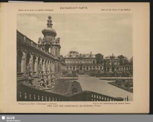 Zwinger Dresden, Blick nach dem mathematisch-physikalischen Salon