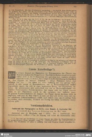 Unsere Kunstbeilage