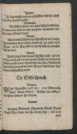 De Söste Uptoch.