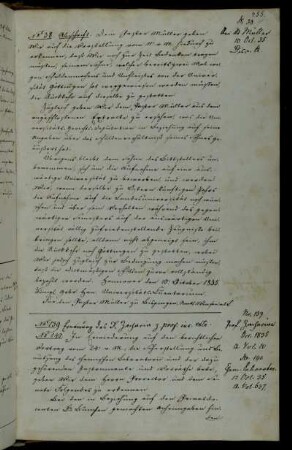 Berufung des Doktor Zacharias zum außerordentlichen Professor für Jura.
