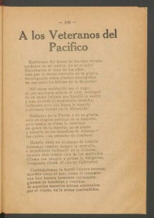 A los veteranos del Pacífico