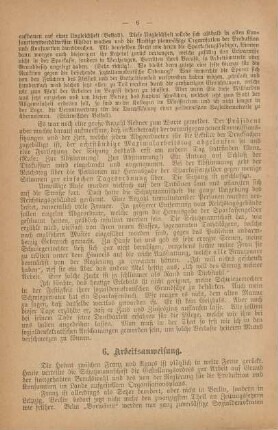 6. Arbeitsanweisung