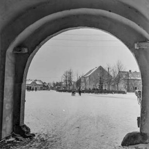 Radibor : Radibor. Ortsansicht. Winteraufnahme