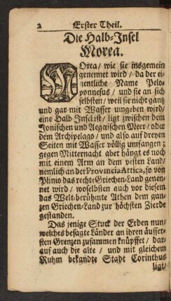 Die Halb-Insel Morea