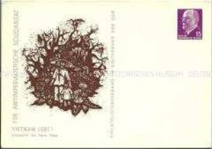 Postkarte zur Solidarität mit Vietnam