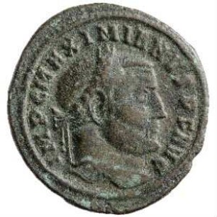 Münze, Follis, 306 n. Chr.