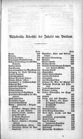 [Adreß-Kalender von Potsdam]