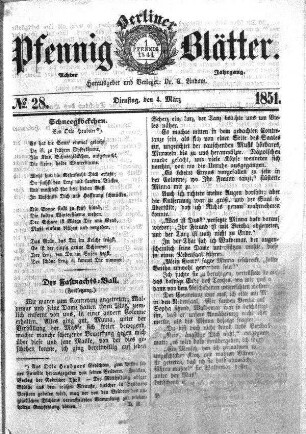 No. 28, Dienstag,den 4. März