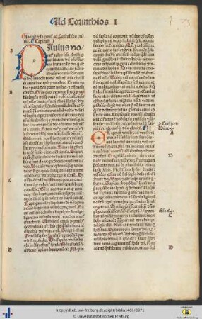 Epistola pauli ad Corinthios prima