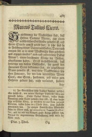 Marcus Tullius Cicero