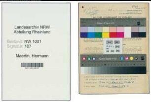 Entnazifizierung Hermann Maertin, geb. 13.09.1892 (Arbeiter)