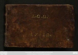 Stammbuch Andreas Gottfried Uhde