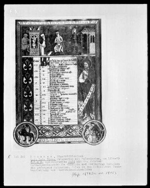 Psalterium mit Kalendarium — Kalendar, Folio 1verso-7recto — Buchseite Juli, Folio 4verso