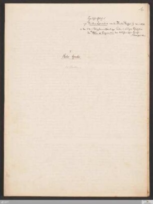 Faszikel V,c: Manuskript und Auszüge zu Pressels Druckschrift über Paulus Speratus