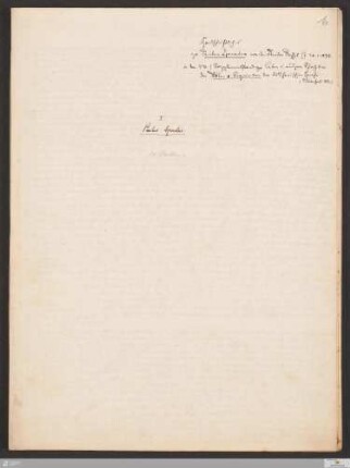 Faszikel V,c: Manuskript und Auszüge zu Pressels Druckschrift über Paulus Speratus