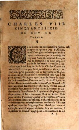 Inventaire General De L'Histoire De France : Illustré par la conference de l'Eglise & de l'Empire, 2. Depuis Charles VIII. iusques à la fin