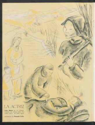 La actriz : Luise Rainer en su caracterización de O-Lan para "La buena tierra" de Pearl Buck
