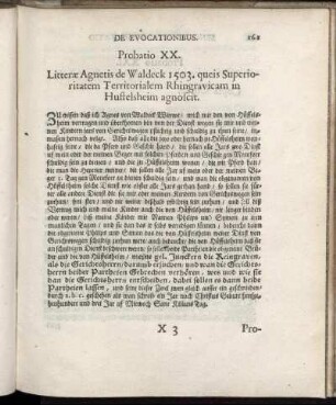 Probatio XX.