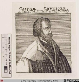 Bildnis Caspar Cruciger (eig. Creutzi(n)ger)