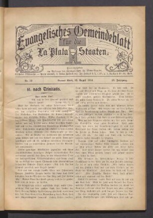 No. 33. 12. August 1914