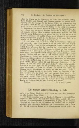 ¬Die¬ deutsche Lehrerversammlung in Köln