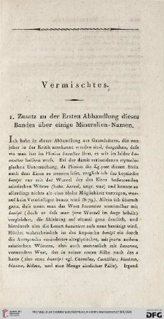 Vermischtes