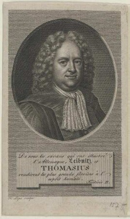 Bildnis des Christian Thomasius