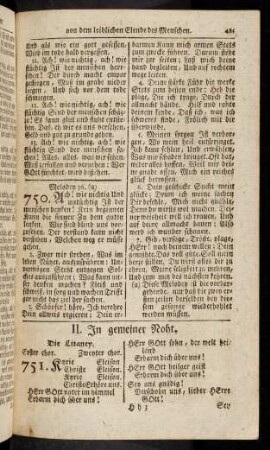 485-496, 751. Kyrie Eleison ... - 765. Wol dem! der ruh und Friede hat, ...