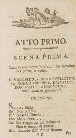Atto Primo
