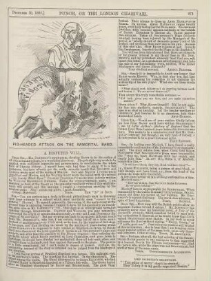 Pig-headed attack on the immortal bard