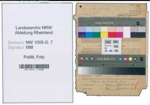Entnazifizierung Fritz Pollitt , geb. 26.08.1901 (Geschaeftsinhaber)