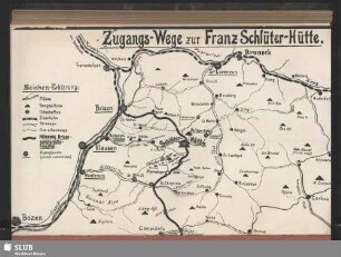 Zugangs-Wege zur Franz-Schlüter-Hütte