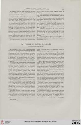 La presse anglaise illustrée