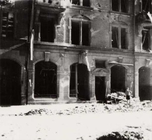 Zerstörungen Zweiter Weltkrieg - Stadtgebiet. Gasthaus "Zum Kühlen Grund", Winterstraße 37