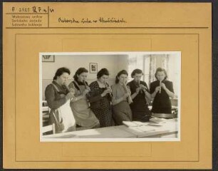 Landwirtschaftsschule in Crostwitz. Unterricht. : Ratarska šula w Chrósćicach. Wučba.