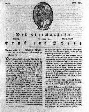 Nro. 160, Montag den 12. August