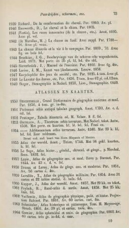 Atlassen en kaarten