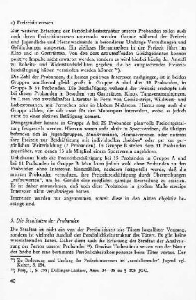 5. Die Straftaten der Probanden